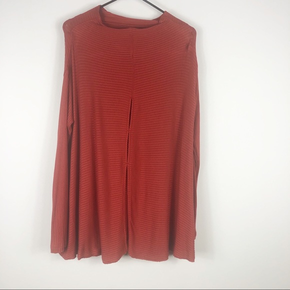 We The Free M Lover Ribbed Split Thermal Top NWOT - Picture 3 of 10